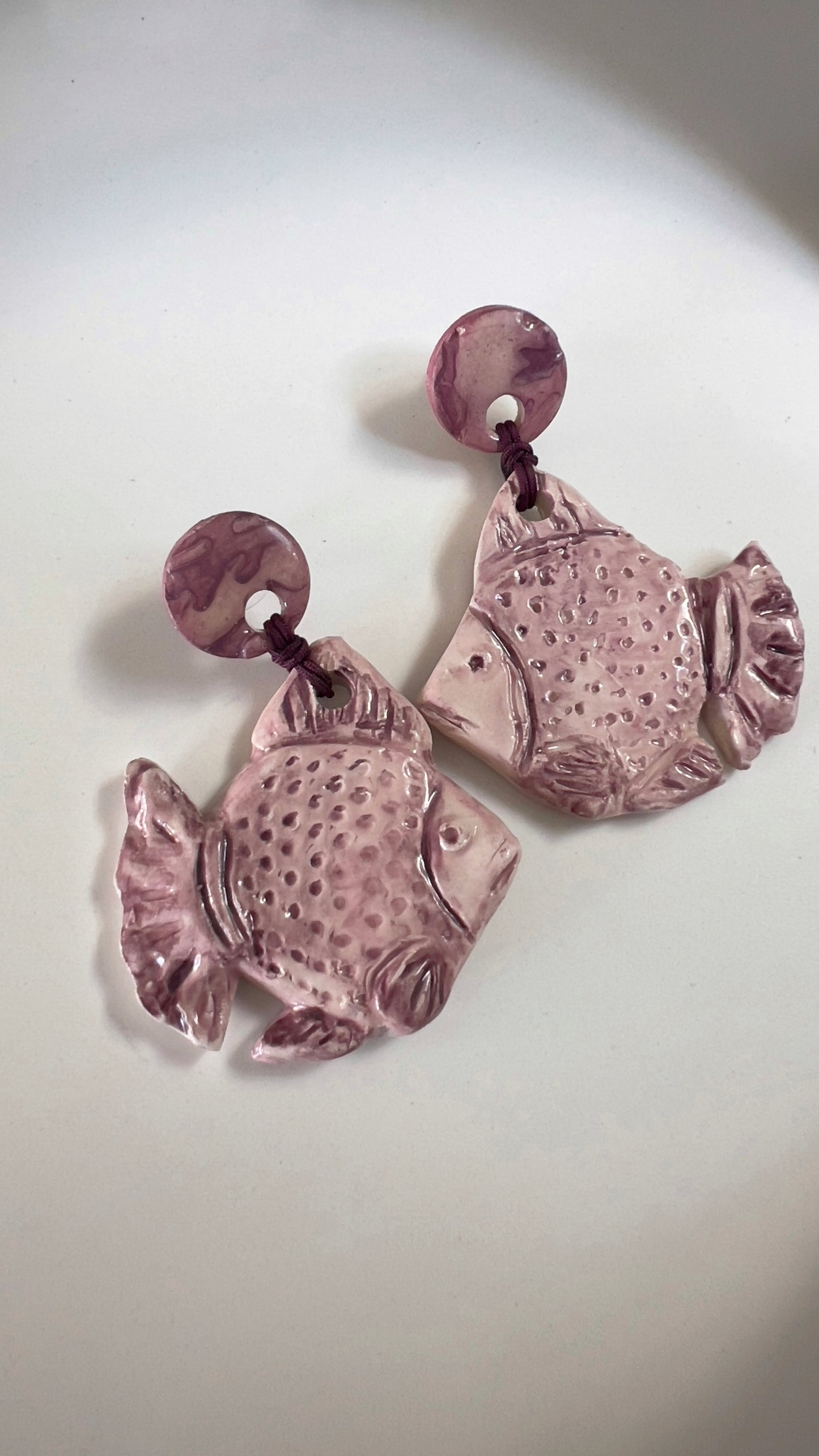 PENDIENTES CERÁMICA “PECES”