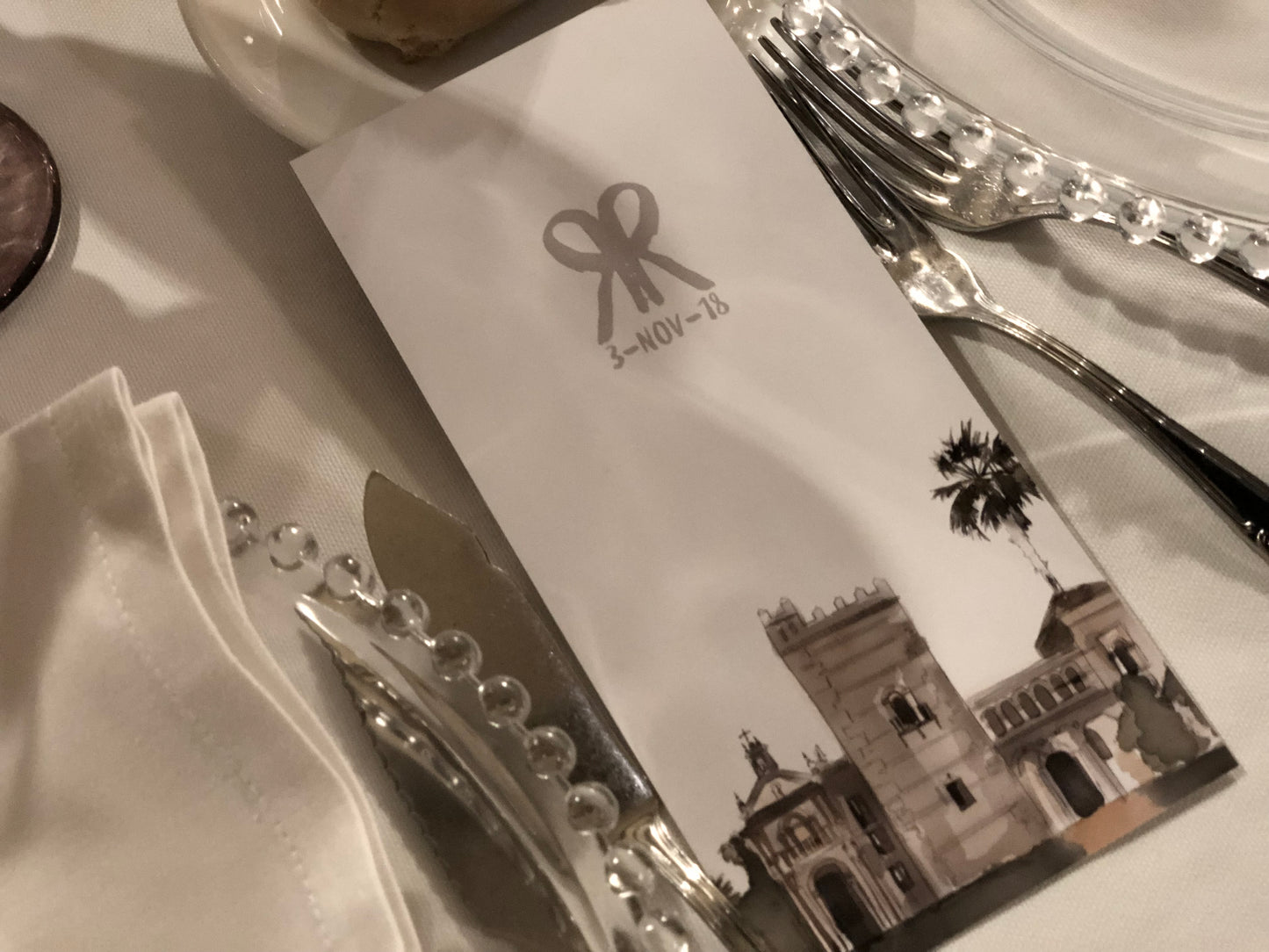 IMPRESIÓN MENÚS A JUEGO CON LA INVITACION