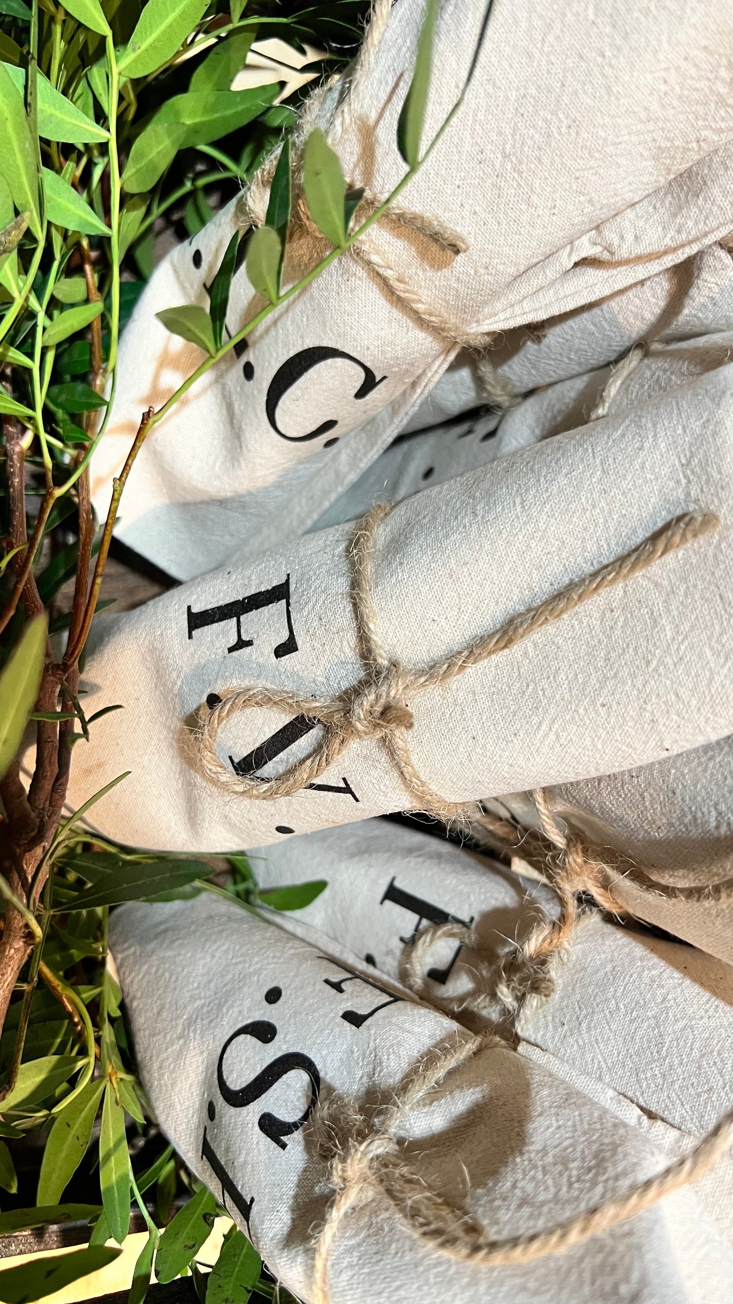 BOLSAS PERSONALIZADAS CON INICIAL
