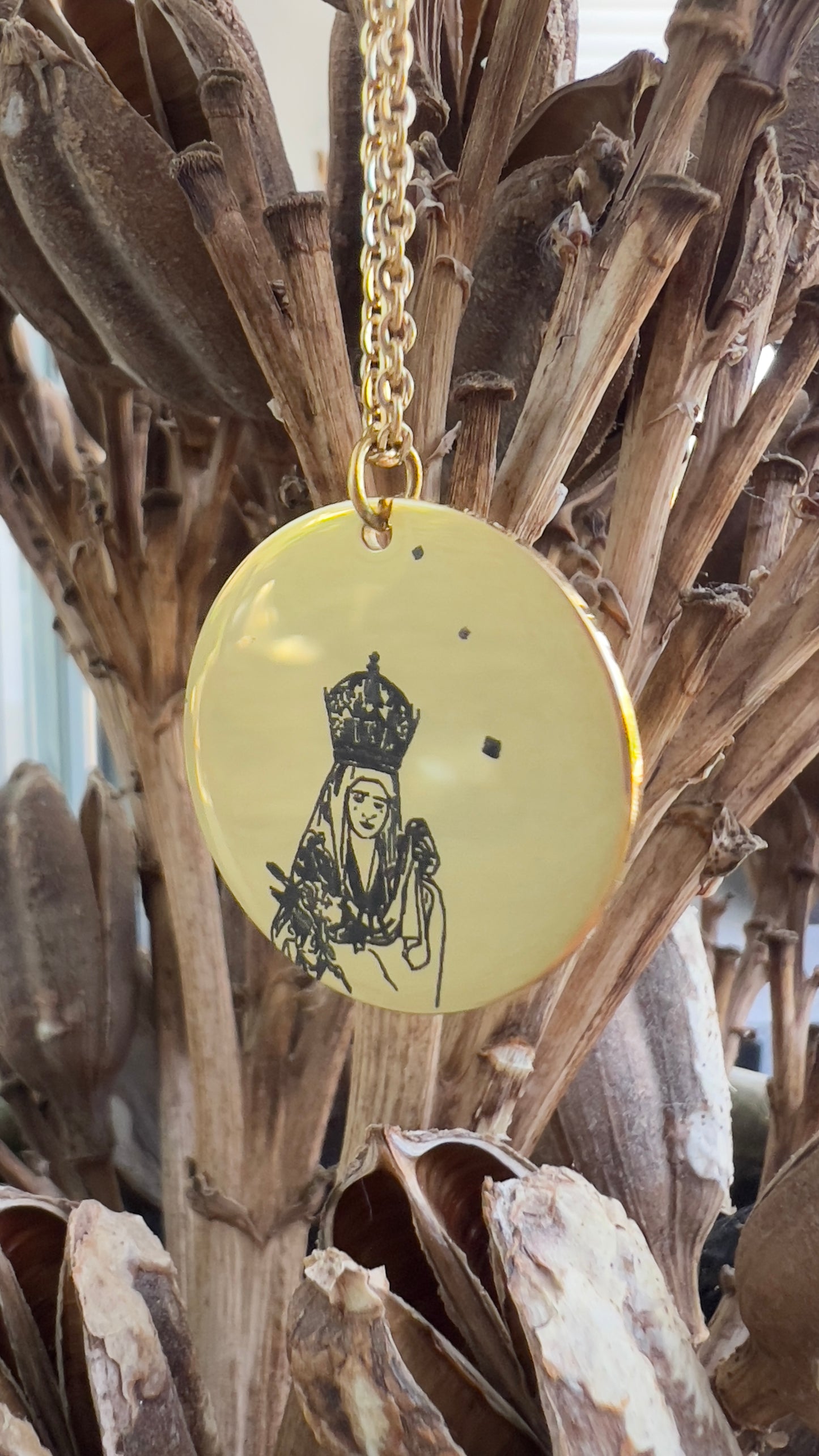 MEDALLA DE LA VIRGEN ILUSTRADA