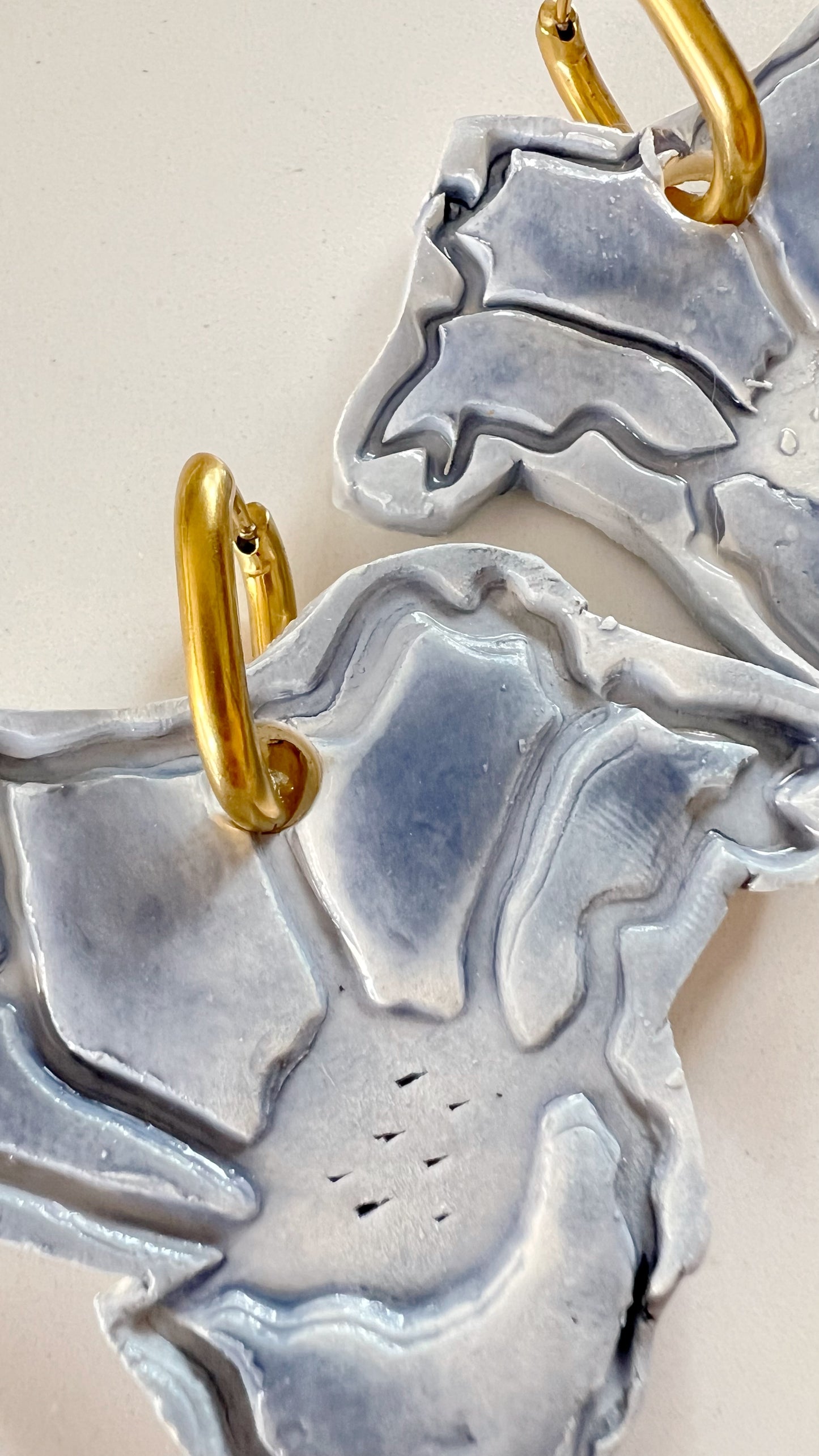 PENDIENTES CERÁMICA “ORQUIDEAS”