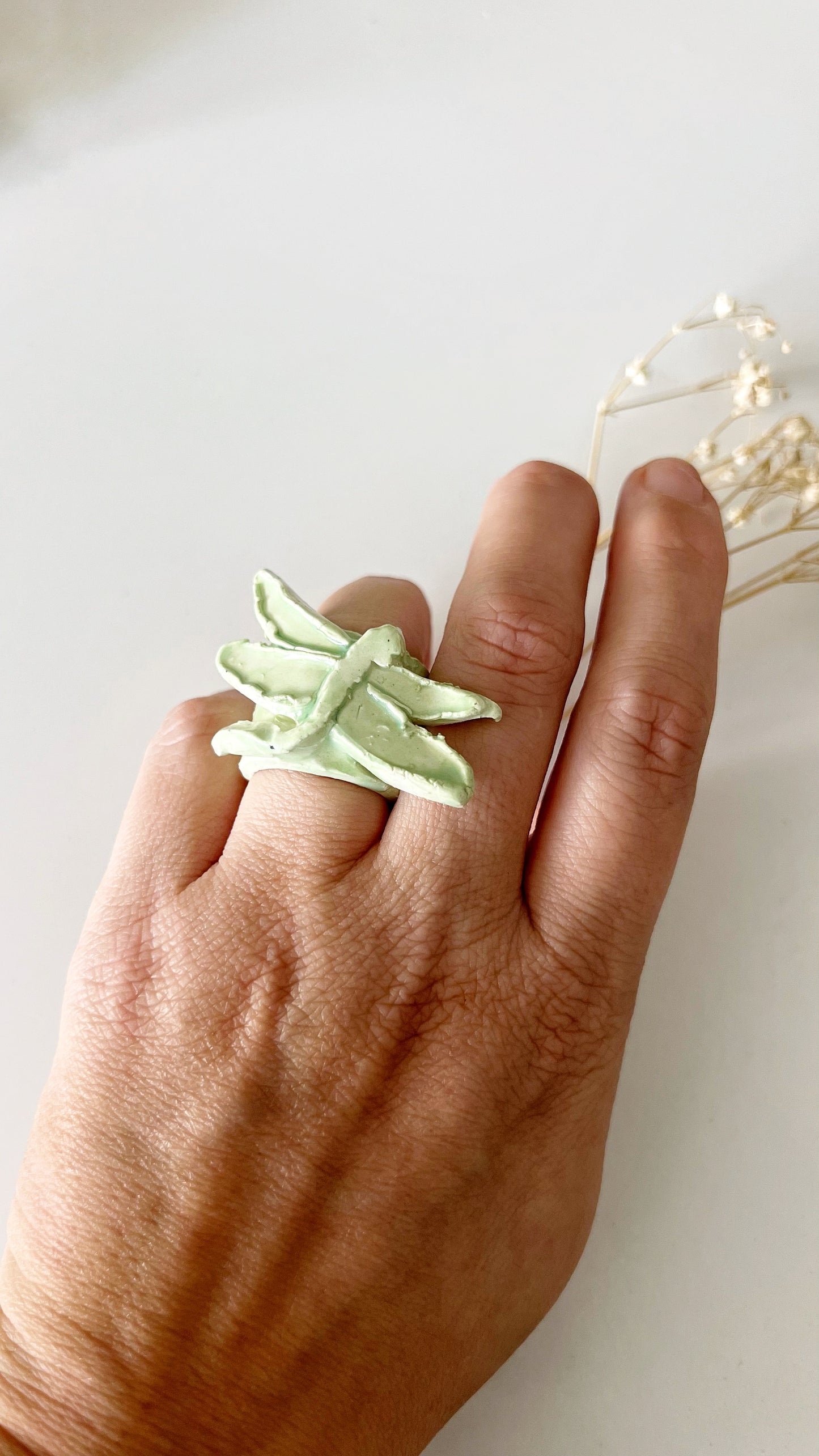 ANILLO CERÁMICA “LIBELULA”