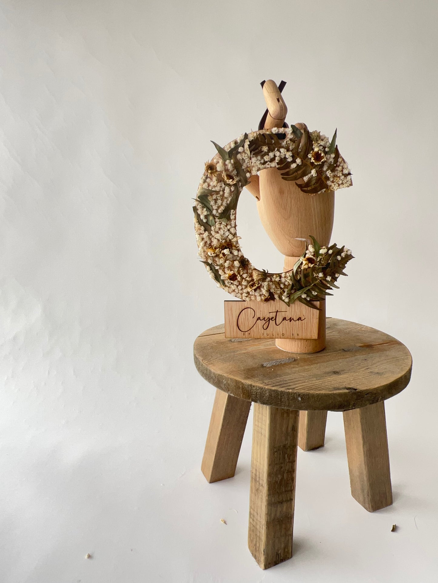 Letra flores personalizada con nombre