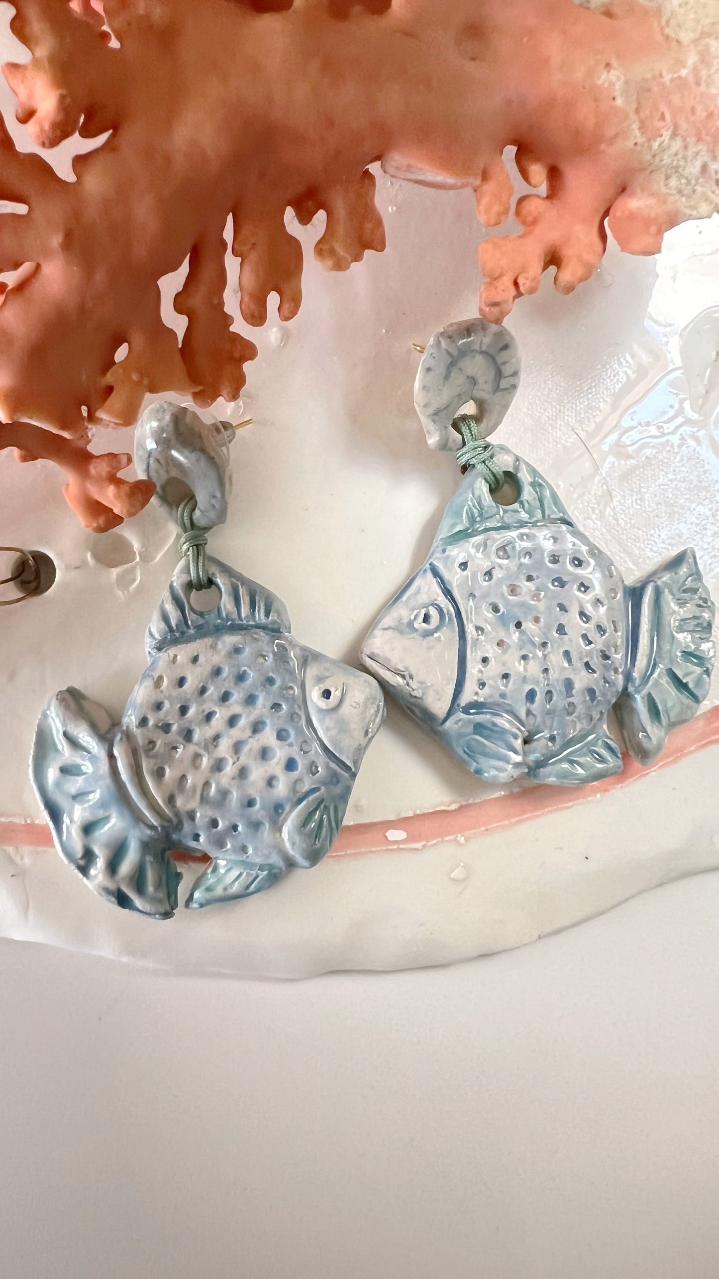 PENDIENTES CERÁMICA “PECES”