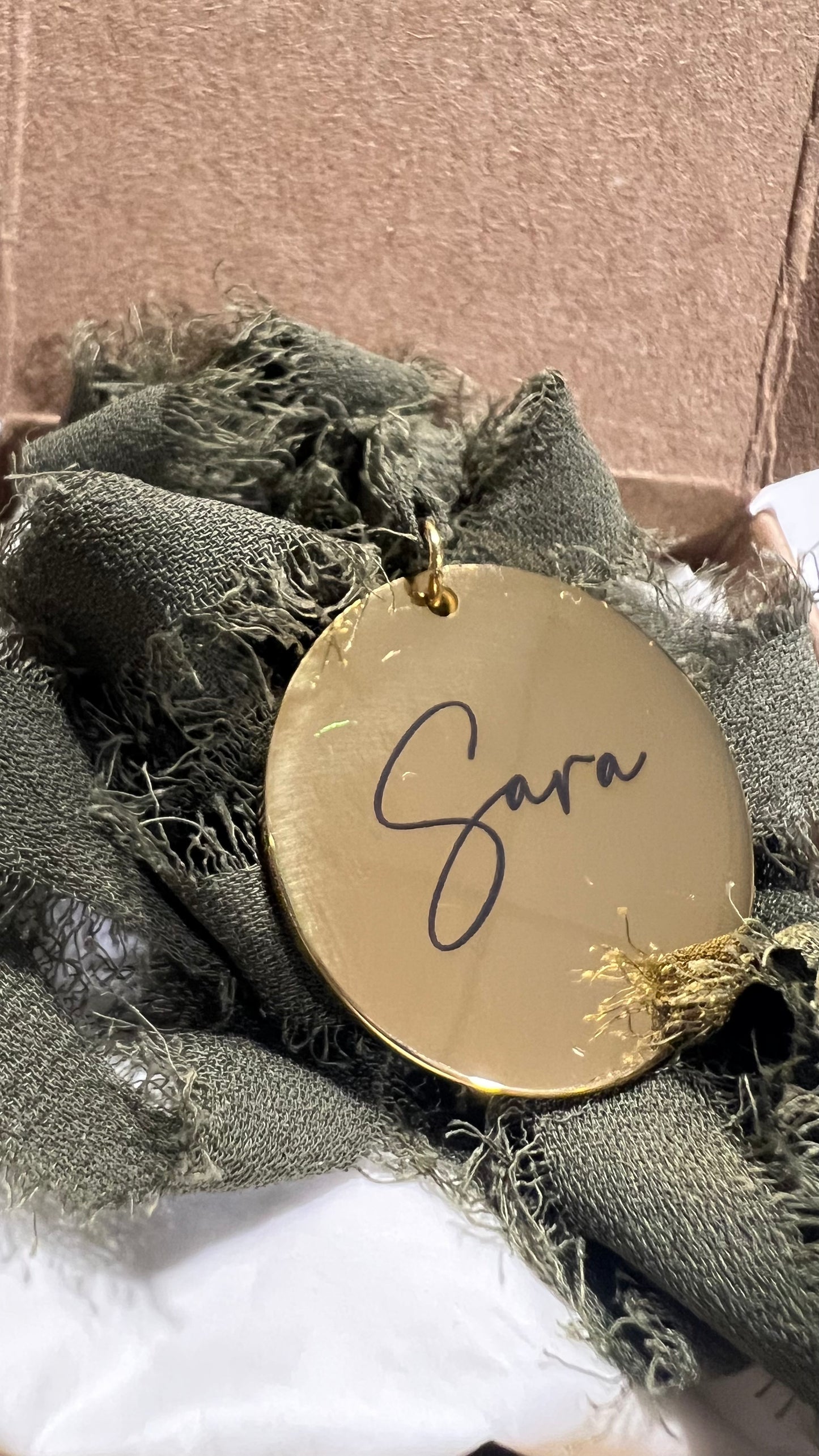 MEDALLA VIRGEN DEL ROCIO CON NOMBRE