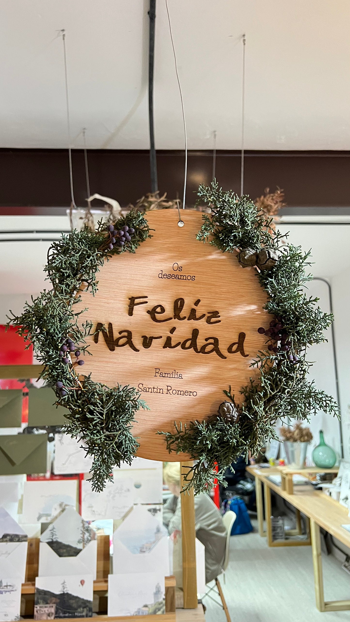 CORONA FELIZ NAVIDAD PARA RAMAS