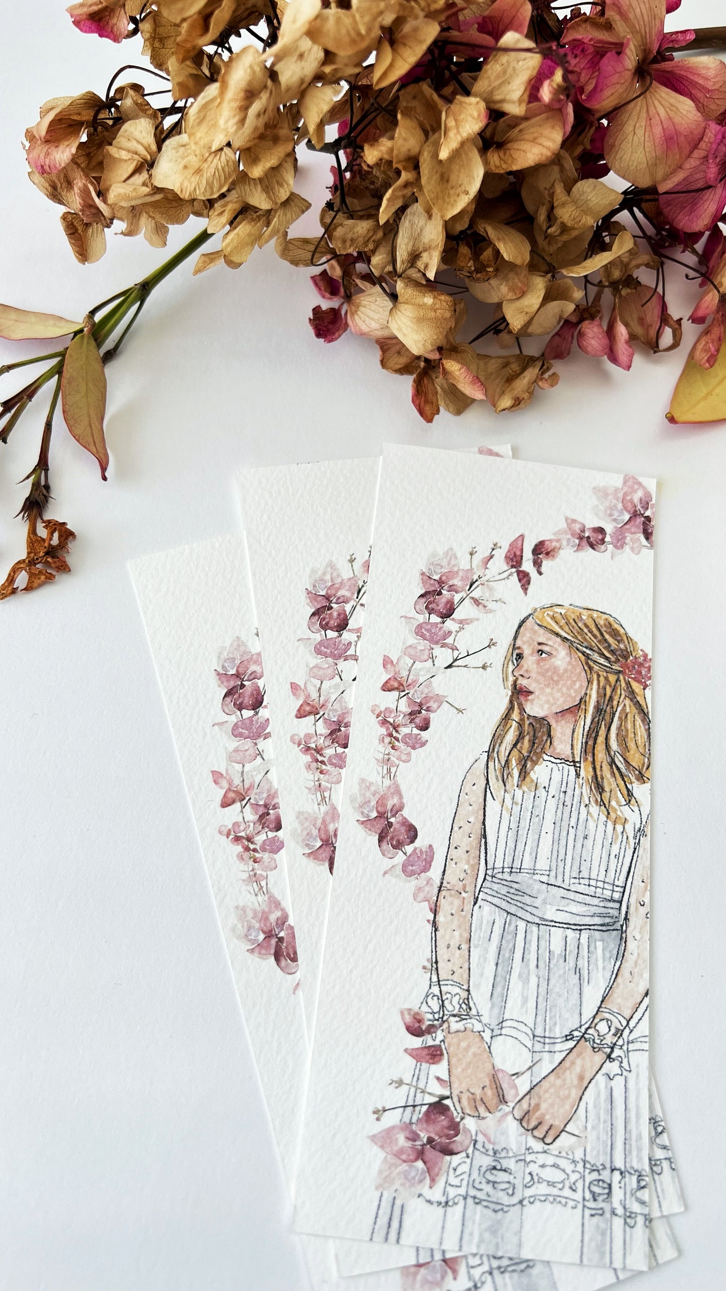 RECORDATORIOS MARCAPAGINAS con ilustración personalizada