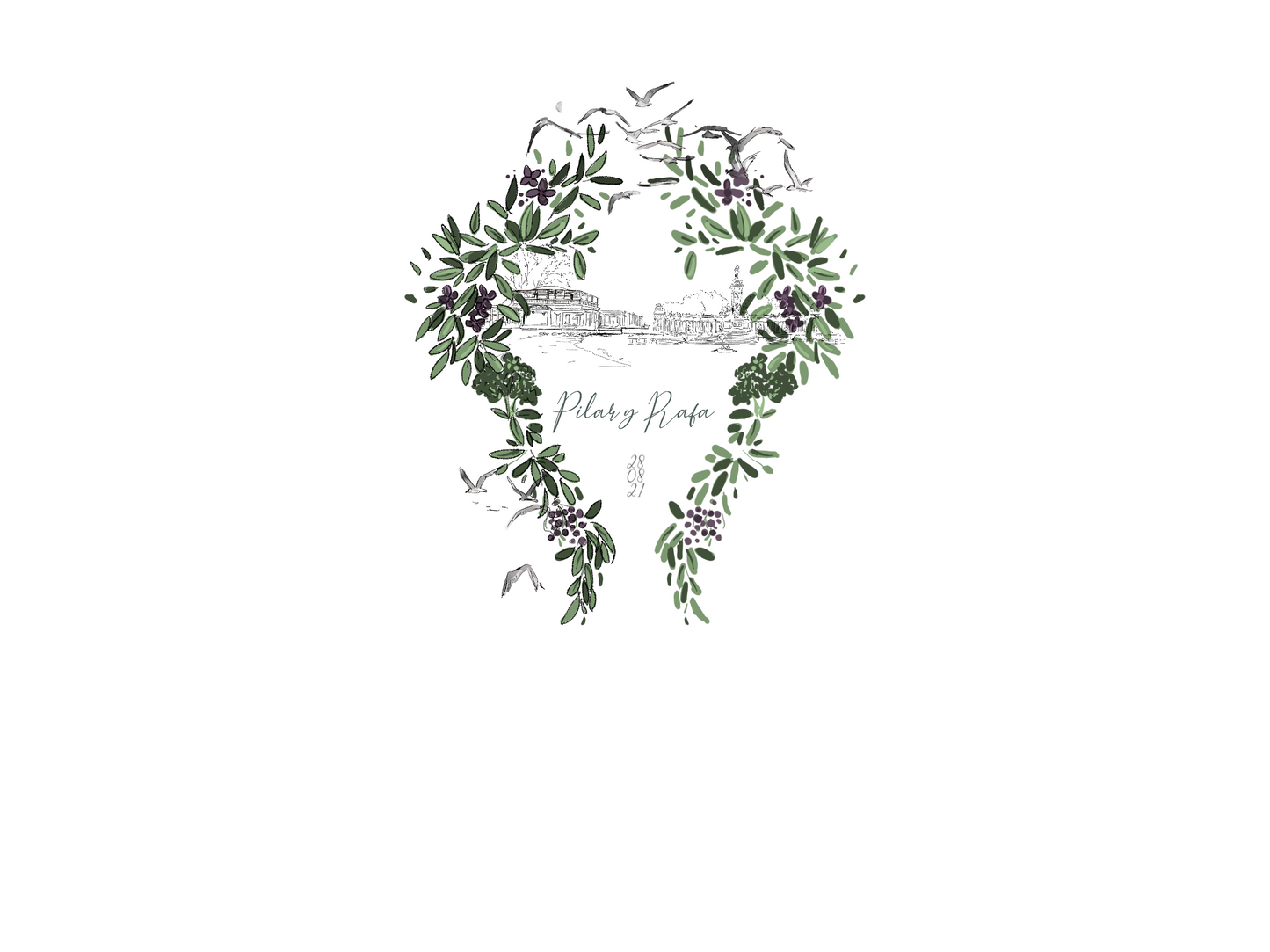 ILUSTRACION DIGITAL FLORES