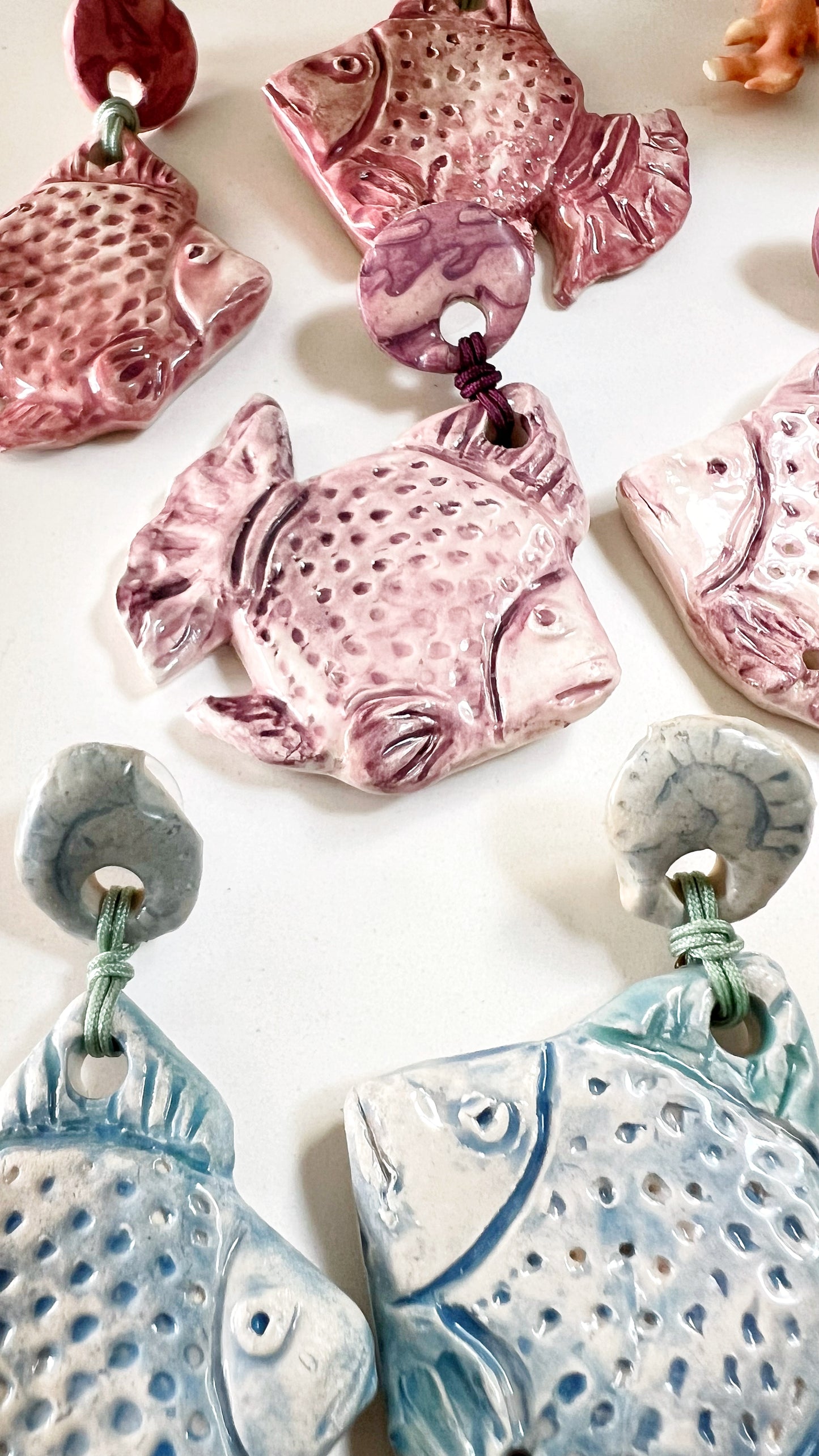 PENDIENTES CERÁMICA “PECES”