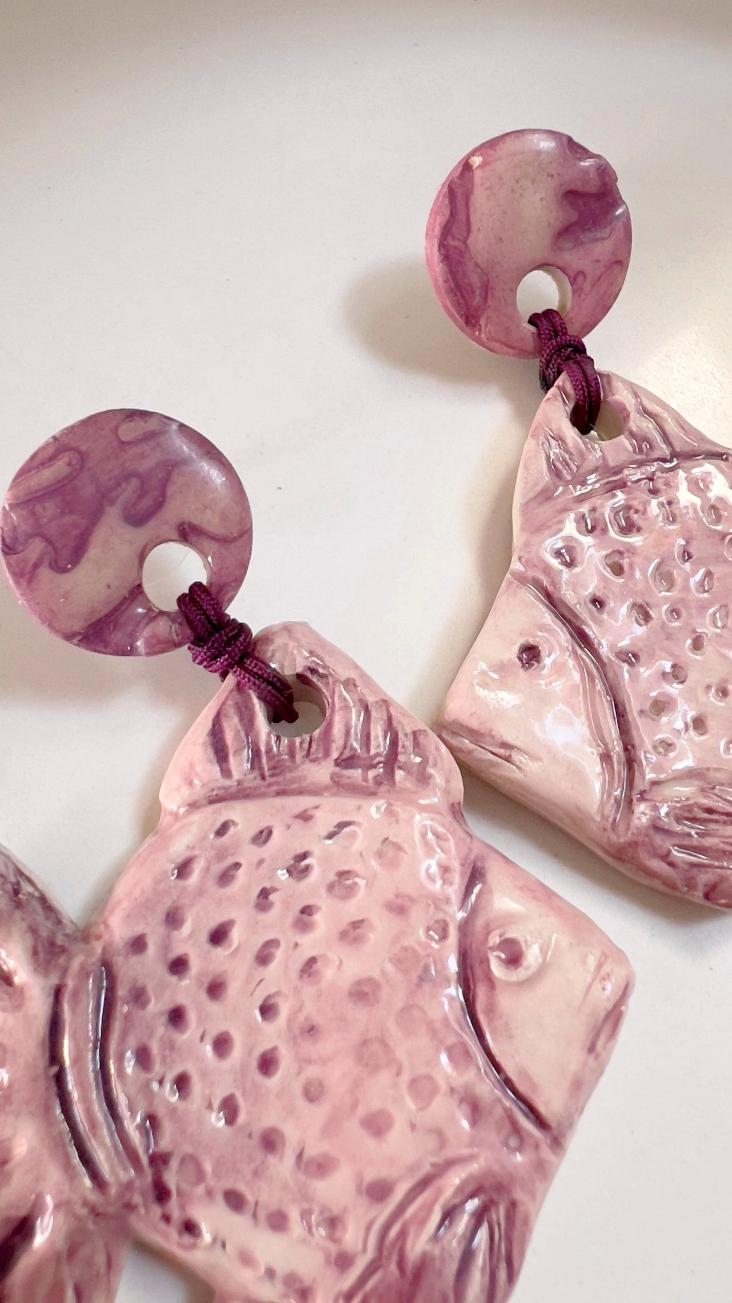 PENDIENTES CERÁMICA “PECES”