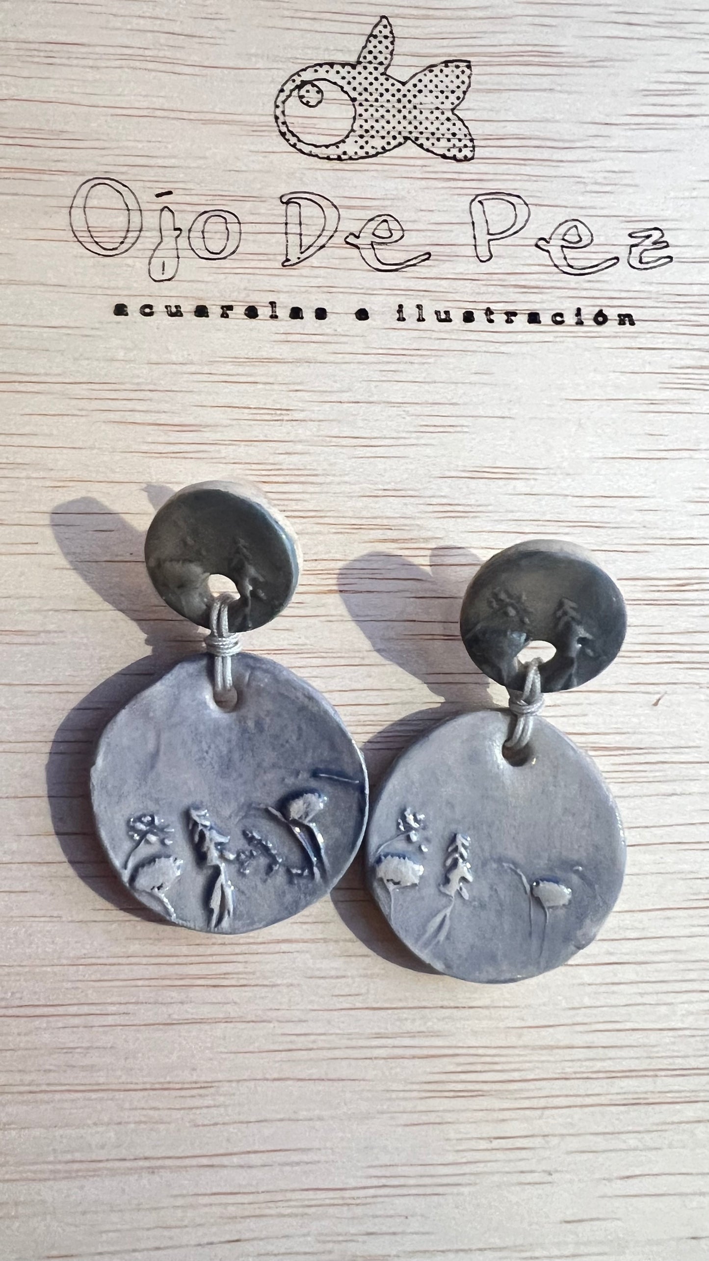PENDIENTES CERÁMICA “SILVESTRE” TAMAÑO S