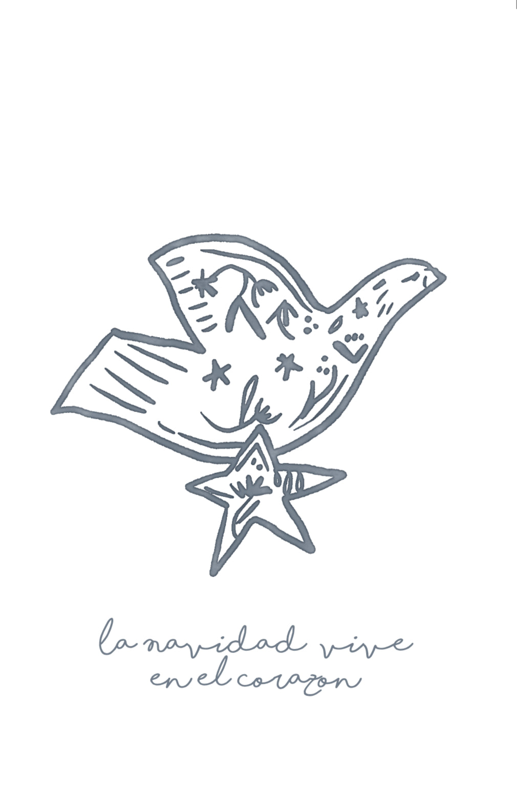 DIFUSOR DE OLOR PALOMA CON ESTRELLA NAVIDAD