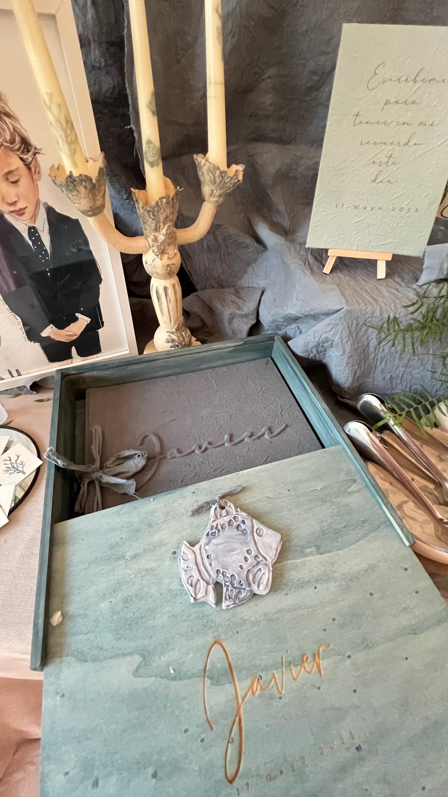 CAJA REGALO COMUNIÓN PARA LIBRO DE FIRMAS