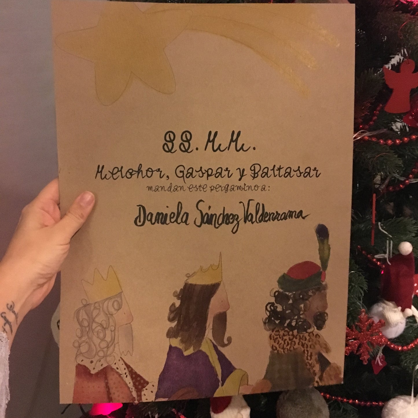 CARTA SÚPER GIGANTE REYES MAGOS