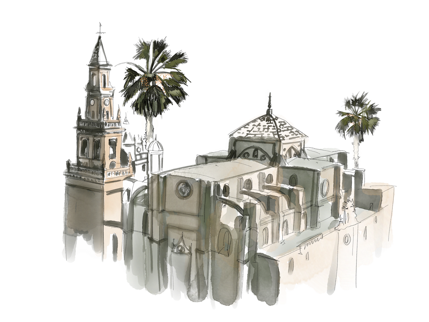 ILUSTRACIÓN DIGITAL EDIFICIO| se utiliza para hacer tus invitaciones con nosotros, posibilidad de hacerla impresa o tener tu archivo digital en alta calidad