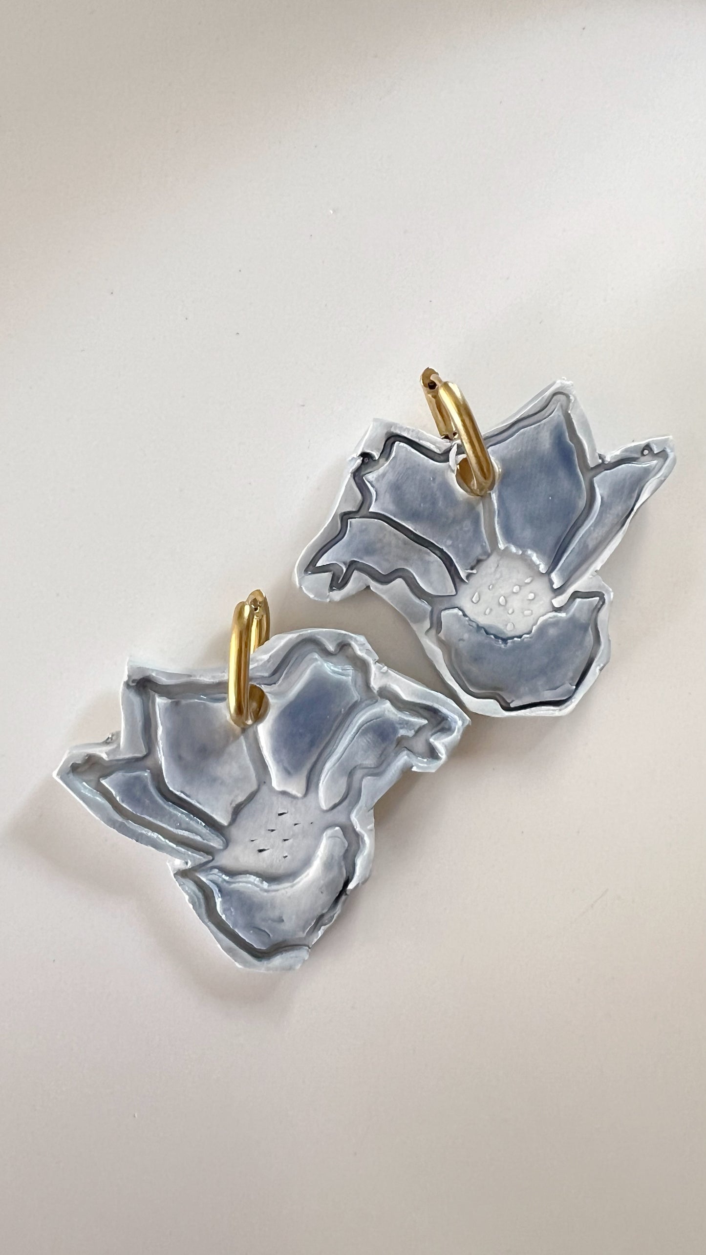 PENDIENTES CERÁMICA “ORQUIDEAS”