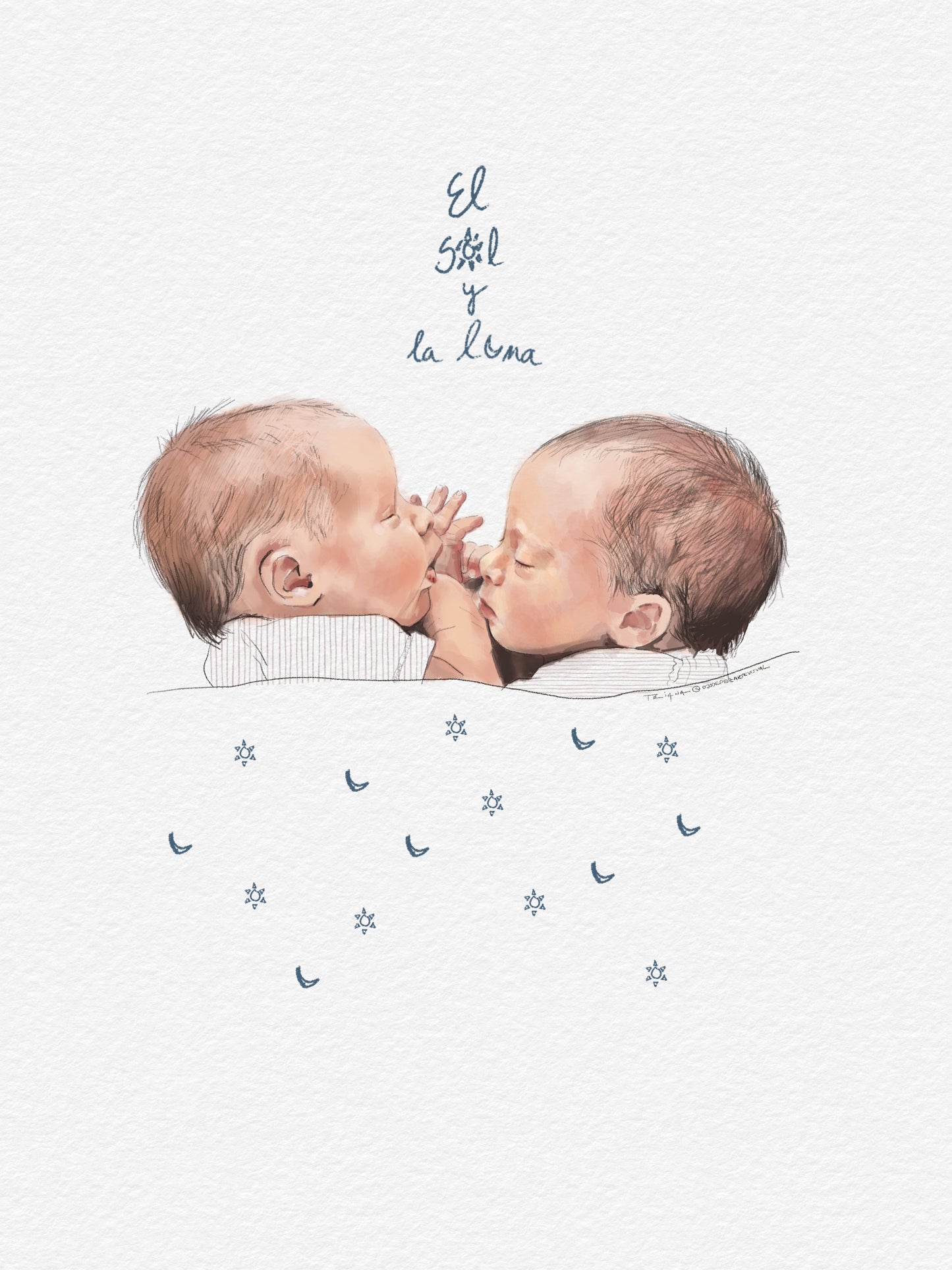 ILUSTRACIÓN DIGITAL BEBÉS