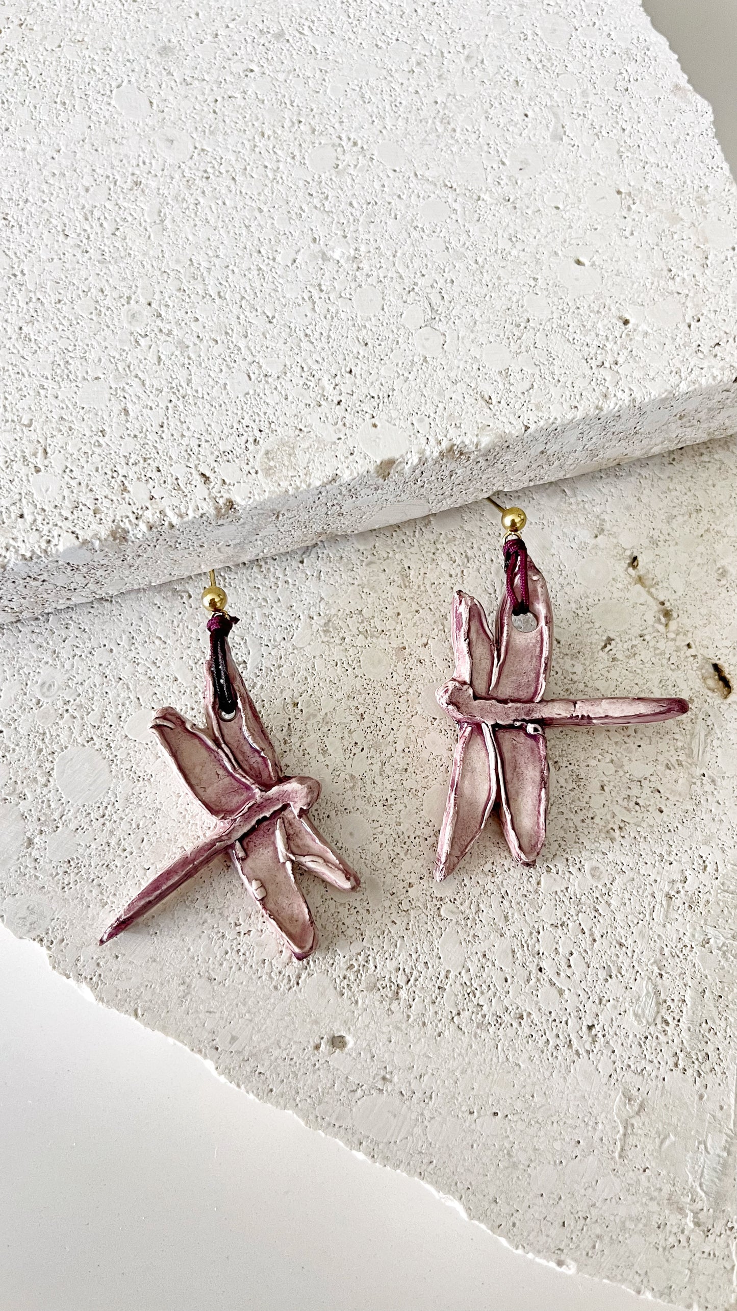 PENDIENTES CERÁMICA “LIBELULA”