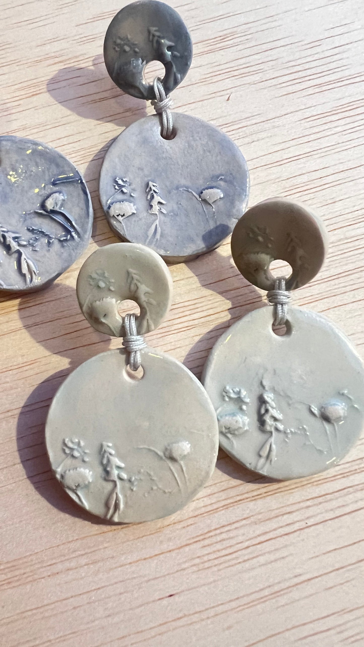 PENDIENTES CERÁMICA “SILVESTRE” TAMAÑO S