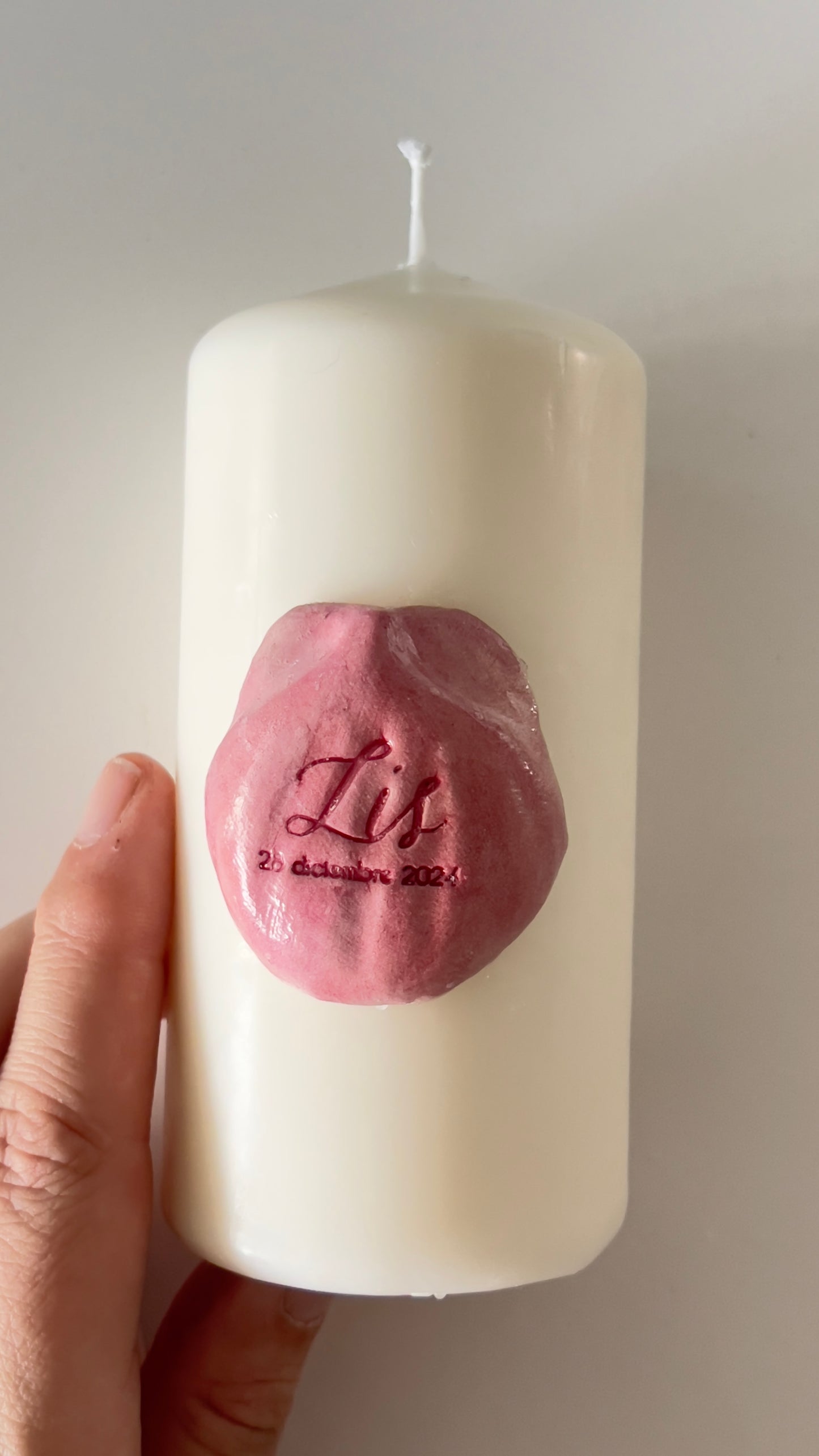Regalo bautismo (Concha y vela)