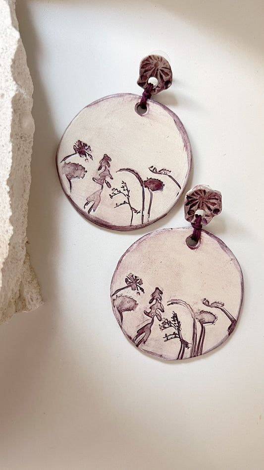 PENDIENTES CERÁMICA “SILVESTRE”