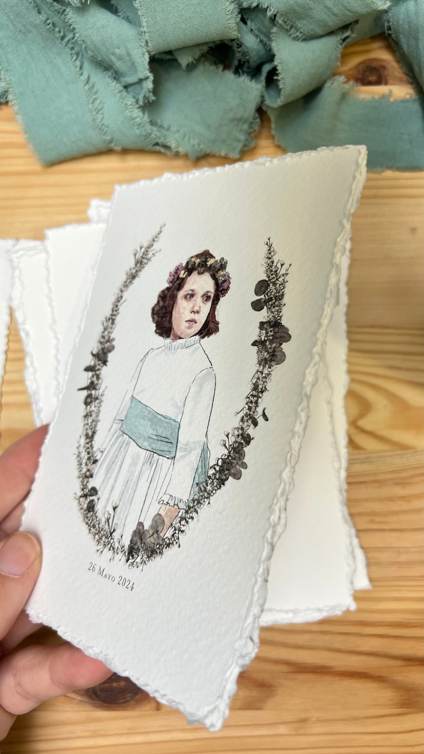 RECORDATORIOS CON ILUSTRACIÓN ( la ilustración se valora a parte)