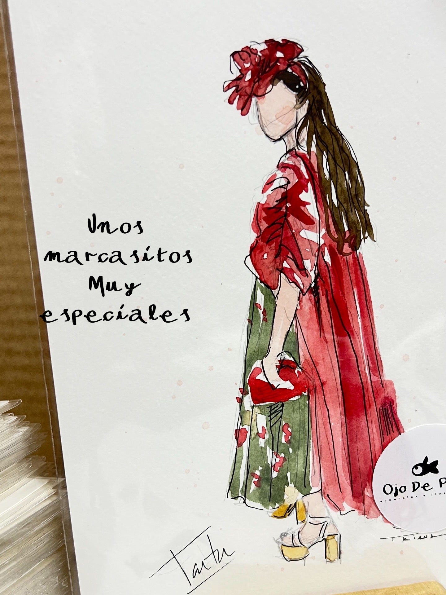 TODAS LAS ACUARELAS DE TUS INVITADOS  LISTAS PARA ENTREGAR COMO REGALO EL DÍA DE TU BODA