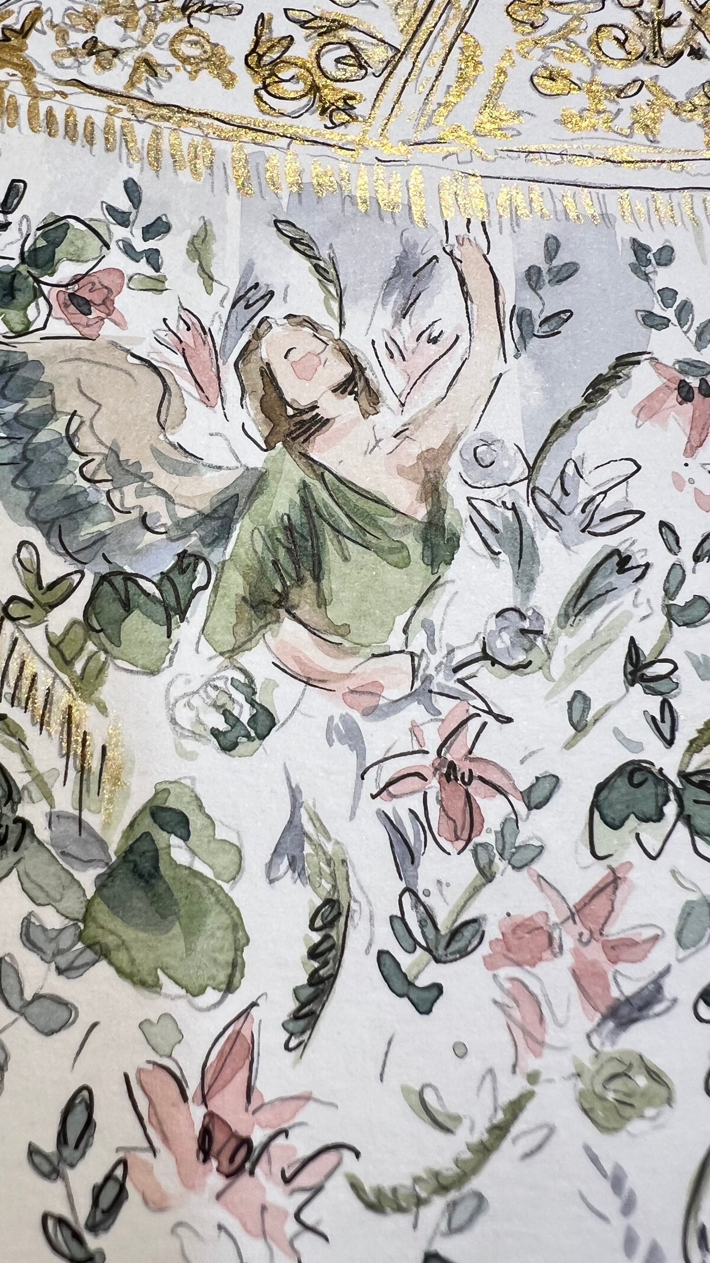 ACUARELA VIRGENCITA A5