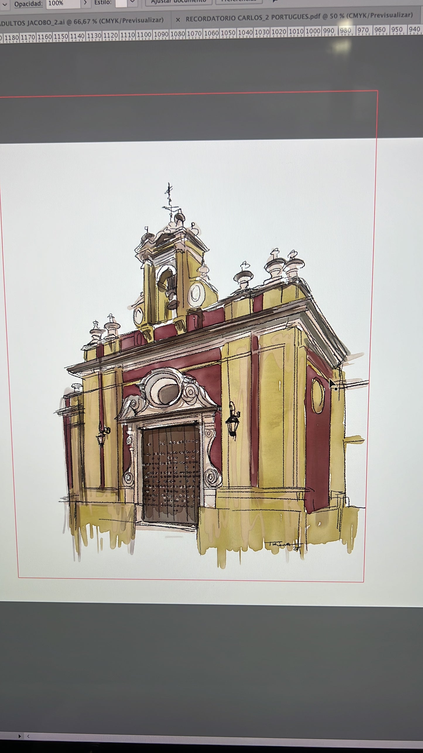 ILUSTRACIÓN DIGITAL EDIFICIO| se utiliza para hacer tus invitaciones con nosotros, posibilidad de hacerla impresa o tener tu archivo digital en alta calidad