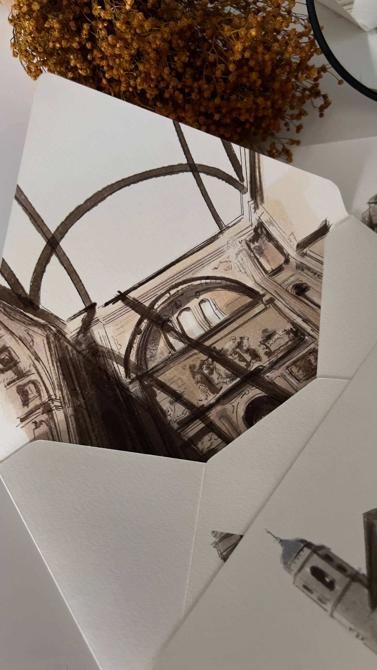 INVITACIONES TARJETÓN + SOBRE PERSONALIZADAS