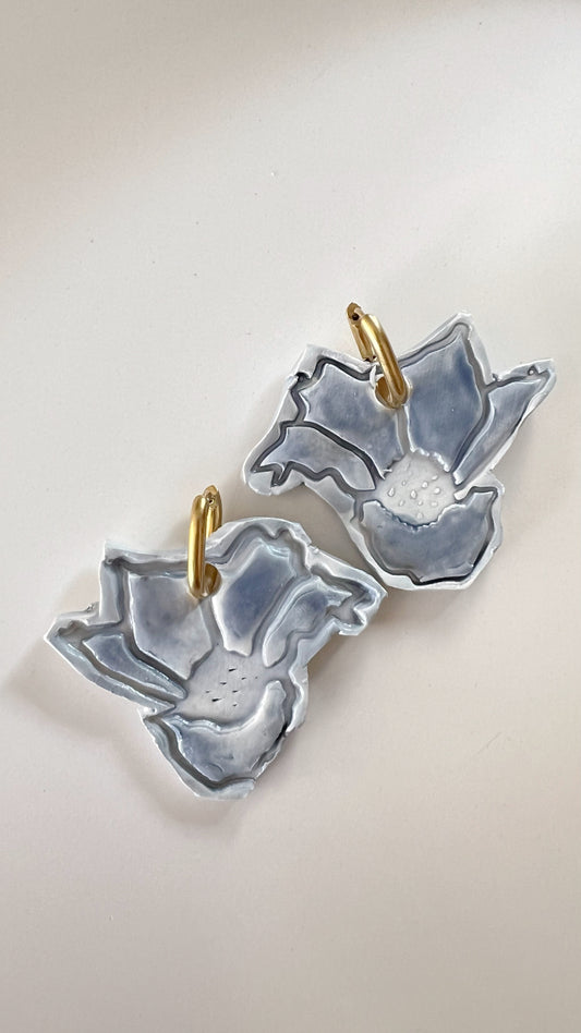PENDIENTES CERÁMICA “ORQUIDEAS”